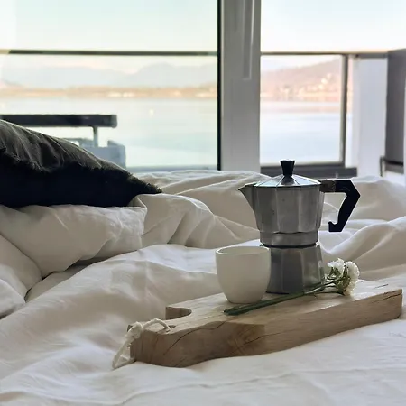 Aquavista - Panoramic Lakefront Penthouses With Pool Lejlighed Castelletto sopra Ticino